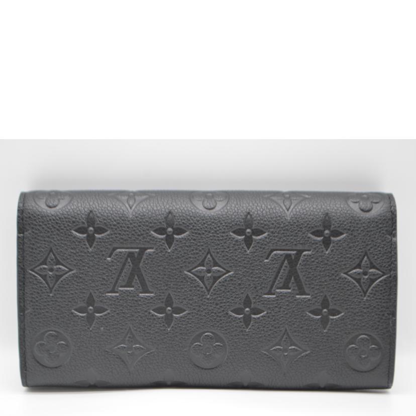 LV ルイヴィトン/ポルトフォイユ・サラ新型／アンプラント／ノワール/M82257//RFI****/SAランク/89