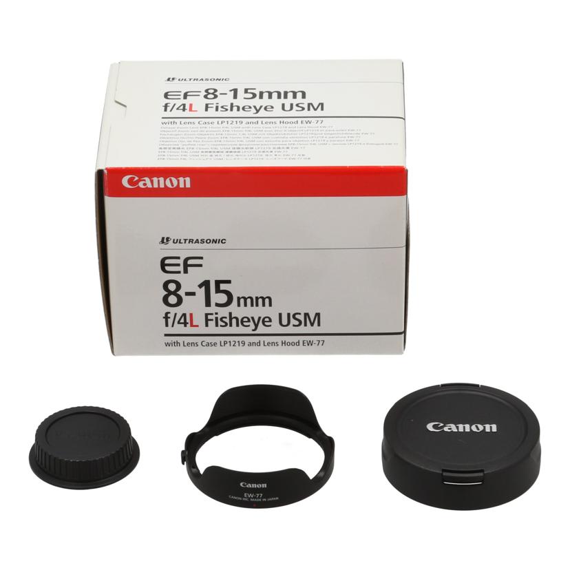 Canon キヤノン /交換レンズ/フィッシュアイ8－15mmL/EF8-15mm F4L FISHEYE USM//7800001258/Bランク/69