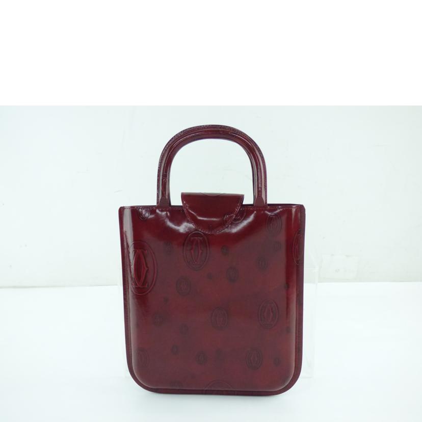 Cartier カルティエ/ハッピーバースデー／ハンドバッグ／ボルドー/L100528//ABランク/64