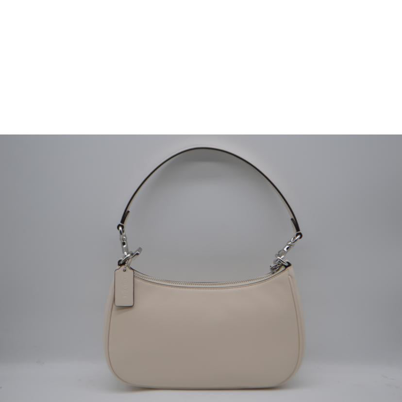 COACH コーチ/テリホワイト2wayレザーショルダー／チョーク/CR099//M23**/Aランク/89