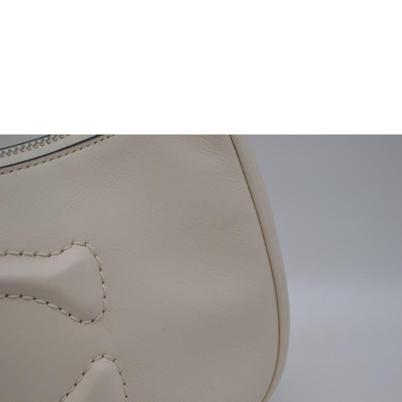 COACH コーチ/テリホワイト2wayレザーショルダー／チョーク/CR099//M23**/Aランク/89