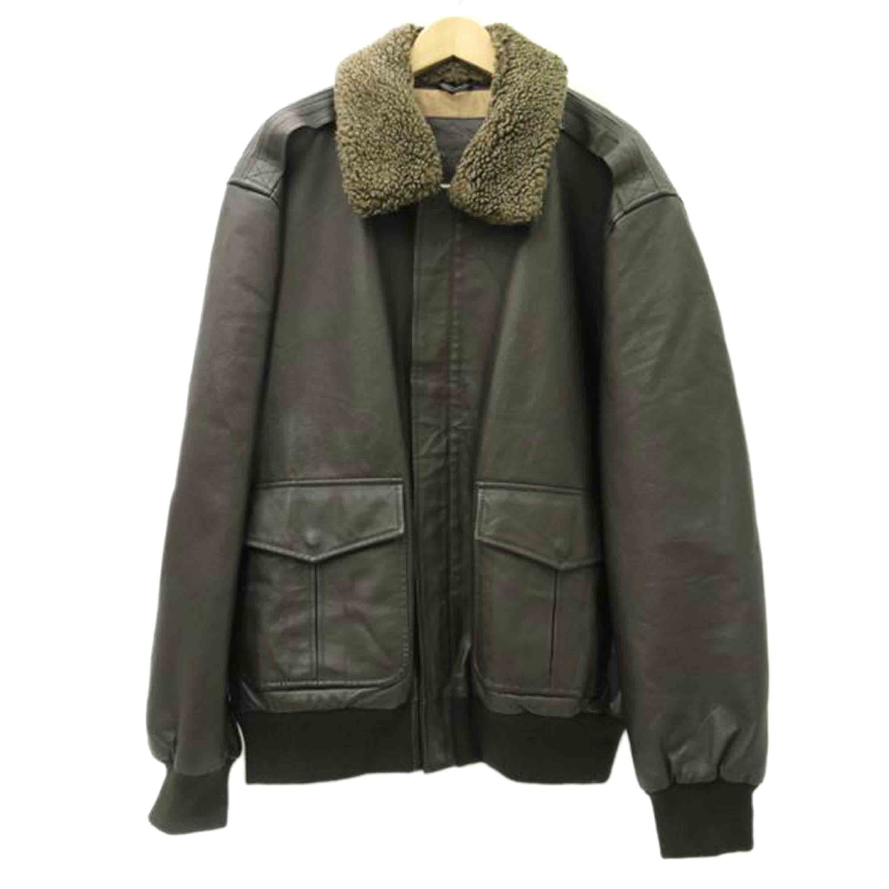 ST．JOHN＇S　BAY セントジョンズベイ/レザーA－2ジャケット//Aランク/69