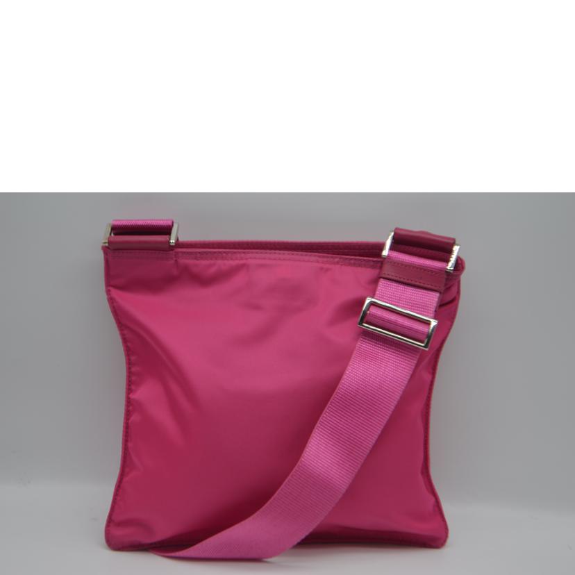PRADA プラダ/テスートナイロンショルダー／フクシア/BT0420//158***/ABランク/89
