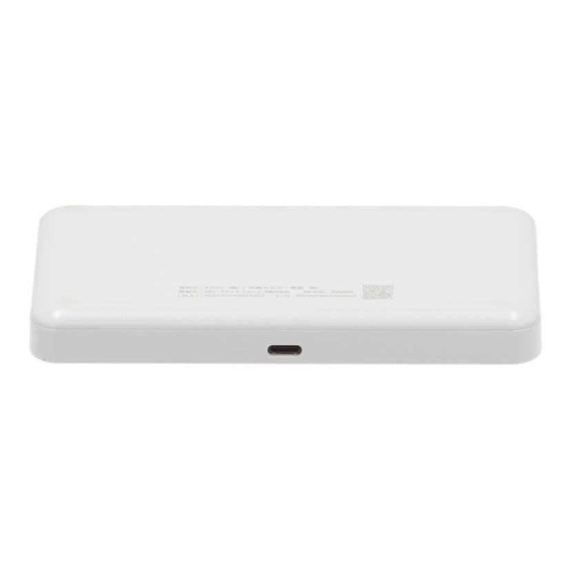 NEC　au 日本電気　/モバイルルーター／Speed　Wi－Fi　5G　X12/NAR03//WKUW38165435A0/Bランク/85