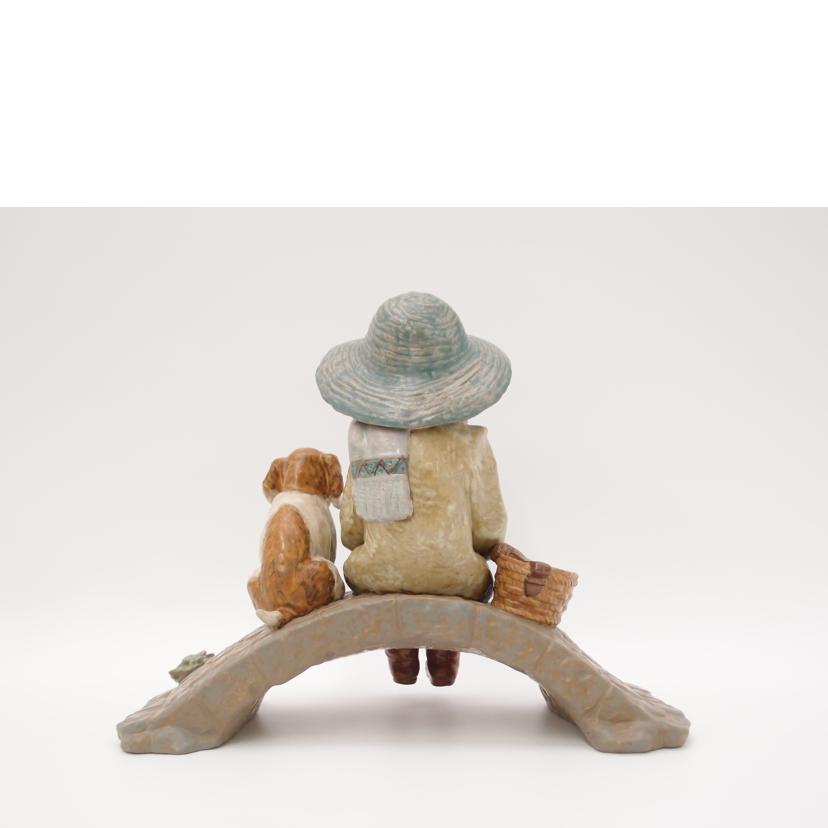LLADRO リヤドロ/リヤドロ人形　凍った川で魚釣り/12237//Aランク/69