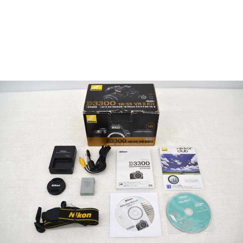 Nikon　/デジタル一眼/D3300 18-55 VRII//2074515/Bランク/75