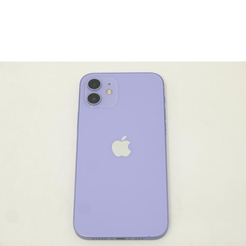 Apple アップル/iPhone　12　64GB　パープル／SIMフリー/MJNH3J/A//PLXYDYP031/ABランク/69