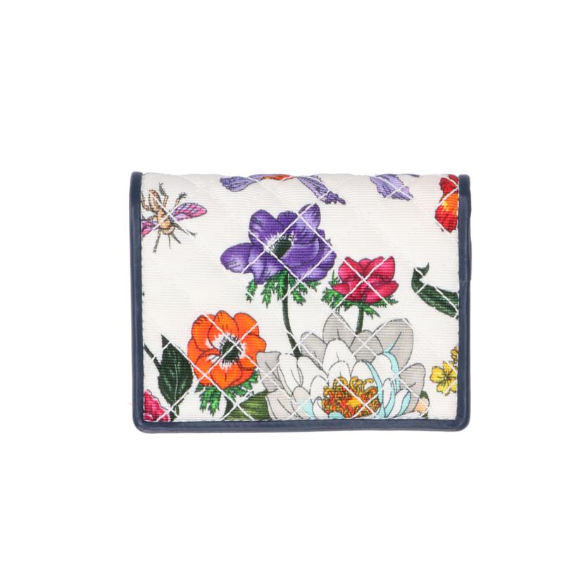 GUCCI グッチ/フローラープリント／二つ折りコンパクトウォレット/536353//095*/Aランク/18