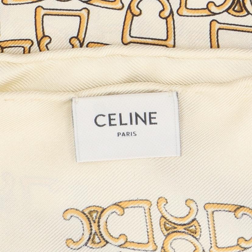 CELINE セリーヌ/シルクスカーフ／ベージュ//ABランク/18