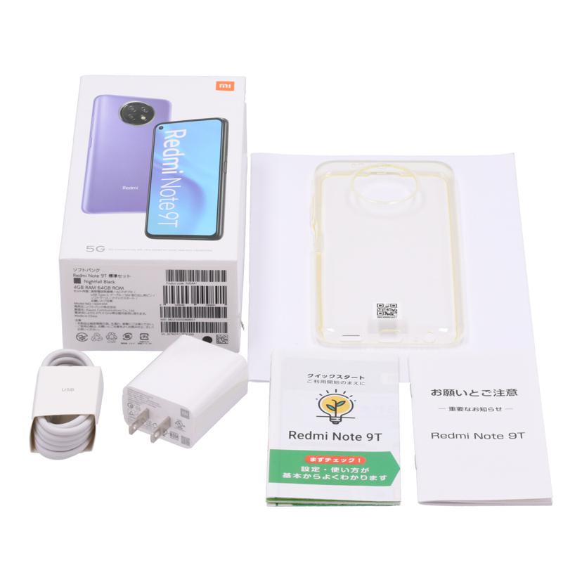 Xiaomi　SoftBank系 シャオミ　/スマートフォン／Redmi　Note　9T　64GB/A001XM//657pvkha5tegrw1b/BCランク/19