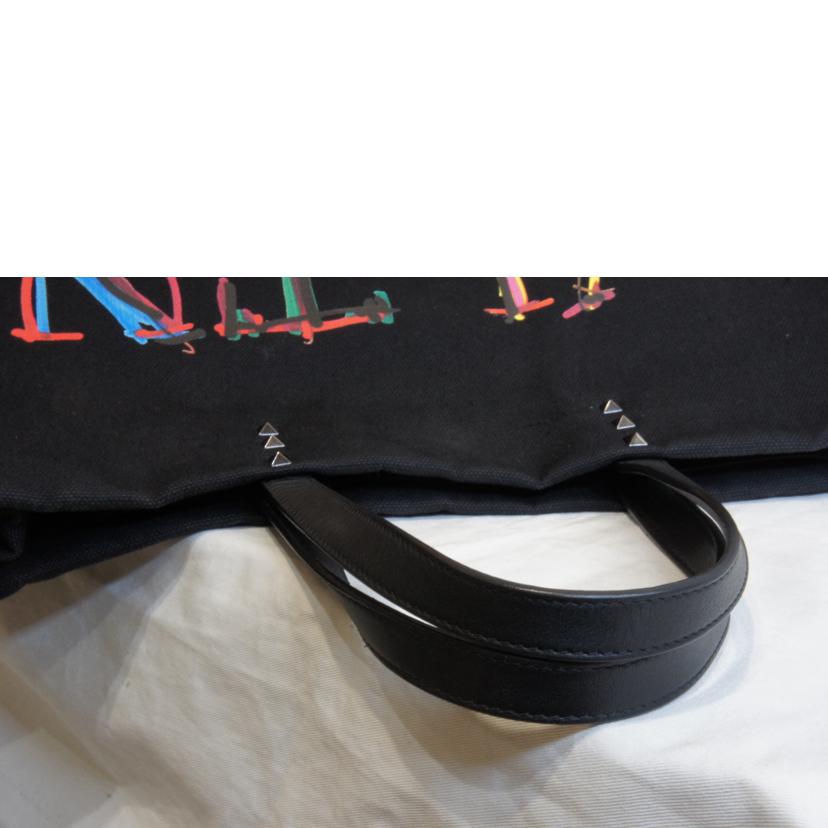 VALENTINO ヴァレンティノ/VLTNマルチロゴキャンバストートブラック/VY2B0A34GWU//ABランク/92