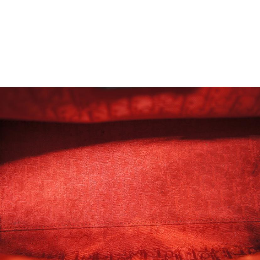 Christian　Dior/レディディオールラムスキンカナージュ／ブラックSV金具//ABランク/92