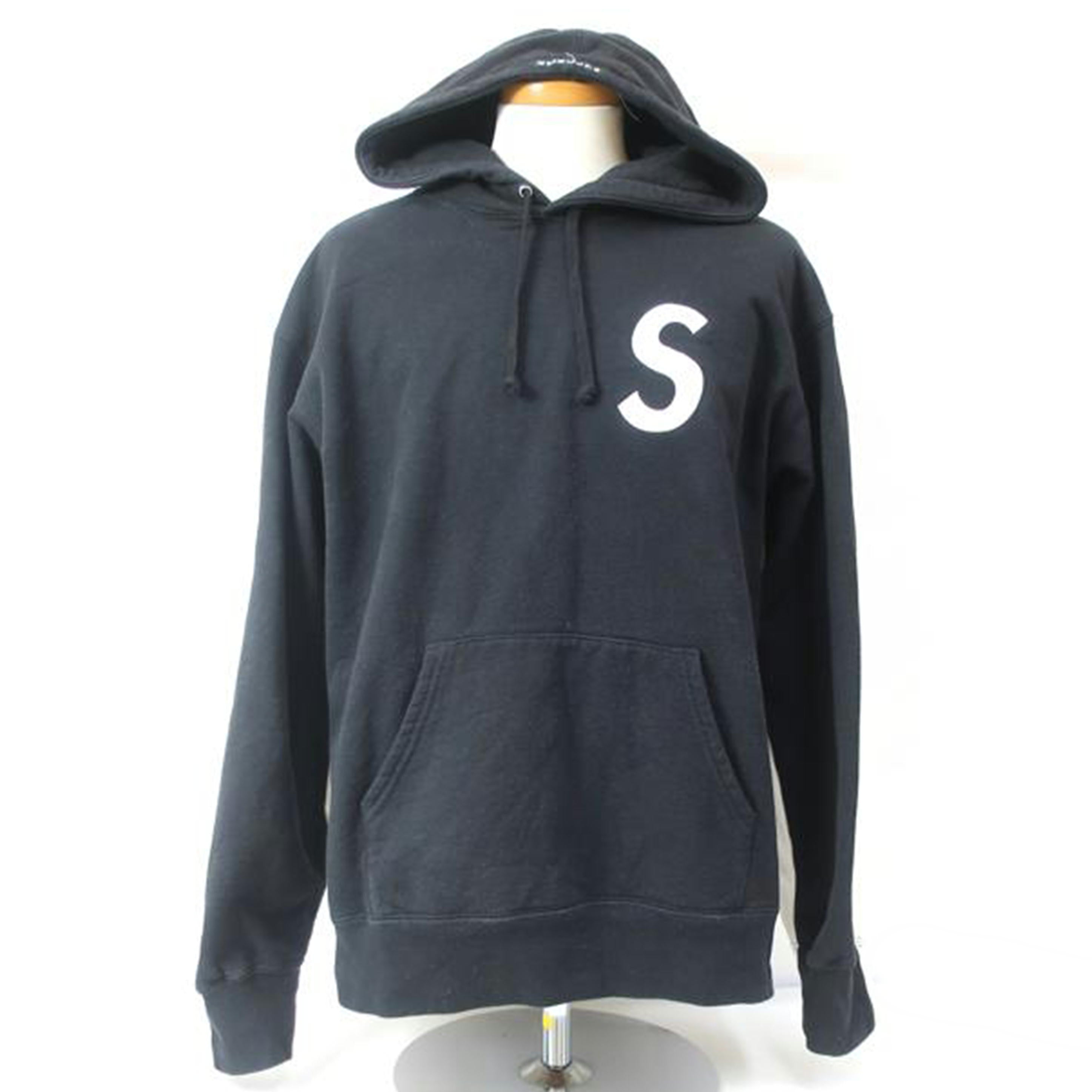 Supreme シュプリーム/メンズパーカー　ツートン　Lサイズ　ブラック　ホワイト//Bランク/65