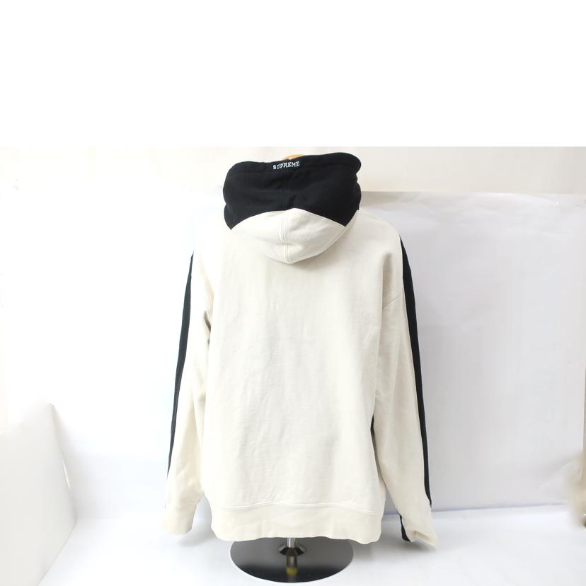 Supreme シュプリーム/メンズパーカー　ツートン　Lサイズ　ブラック　ホワイト//Bランク/65