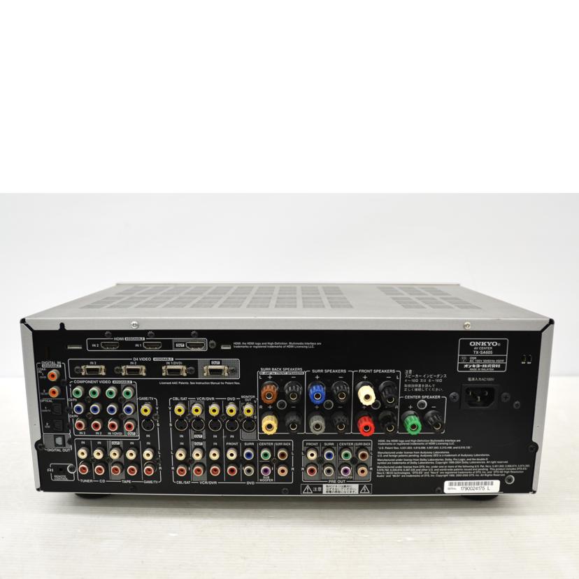 ONKYO オンキョー/AVアンプ/TX-SA605//Bランク/75