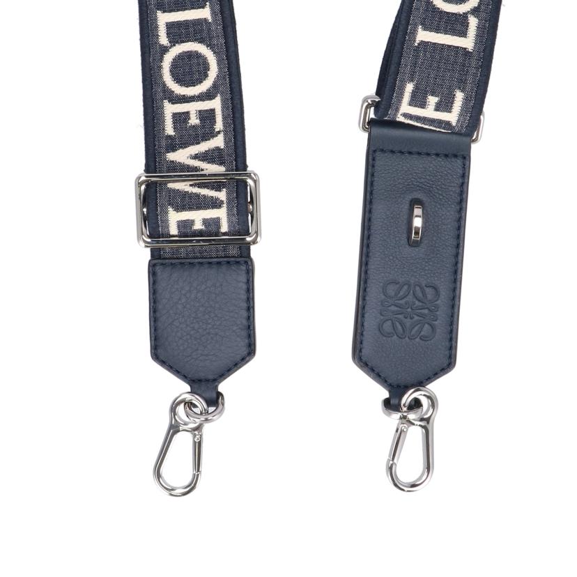 LOEWE ロエベ/Dリングアナグラムストラップ／DEEP　NAVY/C073R53X01//832***/Aランク/77
