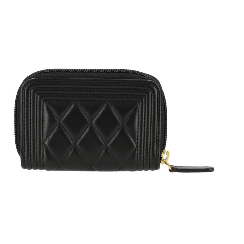 CHANEL シャネル/シャネルボーイシャネルジップコイン／カ－ドケース/A80602//212*****/Aランク/93