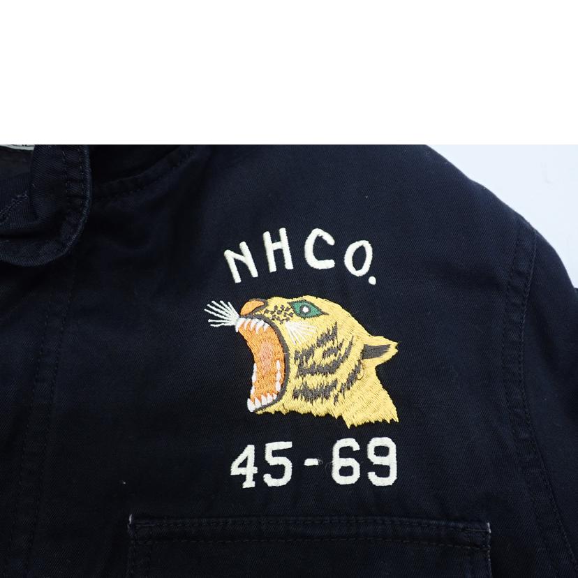 NEIGHBORHOOD ネイバーフッド/★NEIGHBORHOOD　スーベニア刺繍ヒョウ柄切り替えコットンジャケット/09AW/M-65 LEO/C//L/BCランク/62