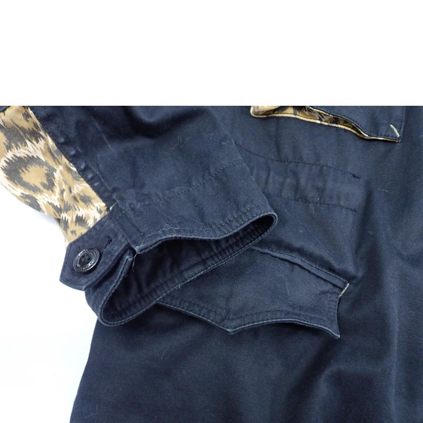 NEIGHBORHOOD ネイバーフッド/★NEIGHBORHOOD　スーベニア刺繍ヒョウ柄切り替えコットンジャケット/09AW/M-65 LEO/C//L/BCランク/62