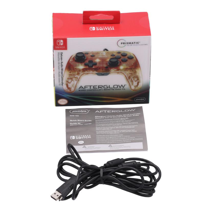 PDP PDP/Switch有線コントローラー/Afterglow Deluxe+ audio Wired Controller //-/Bランク/69