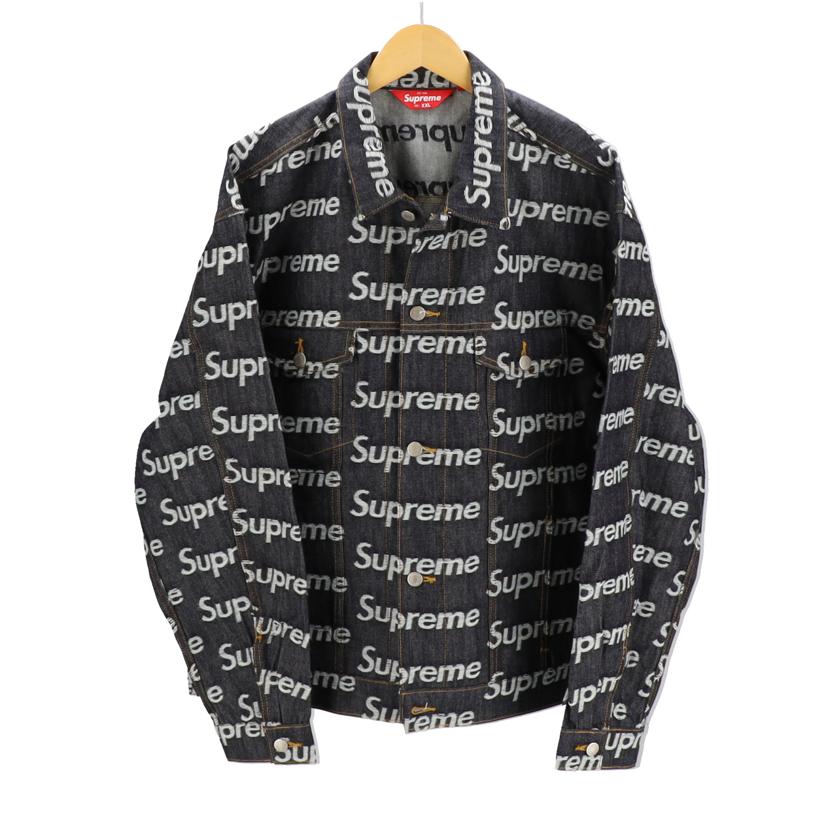 Supreme シュプリーム/ジャガードロゴデニムトラックジャケット//ABランク/62