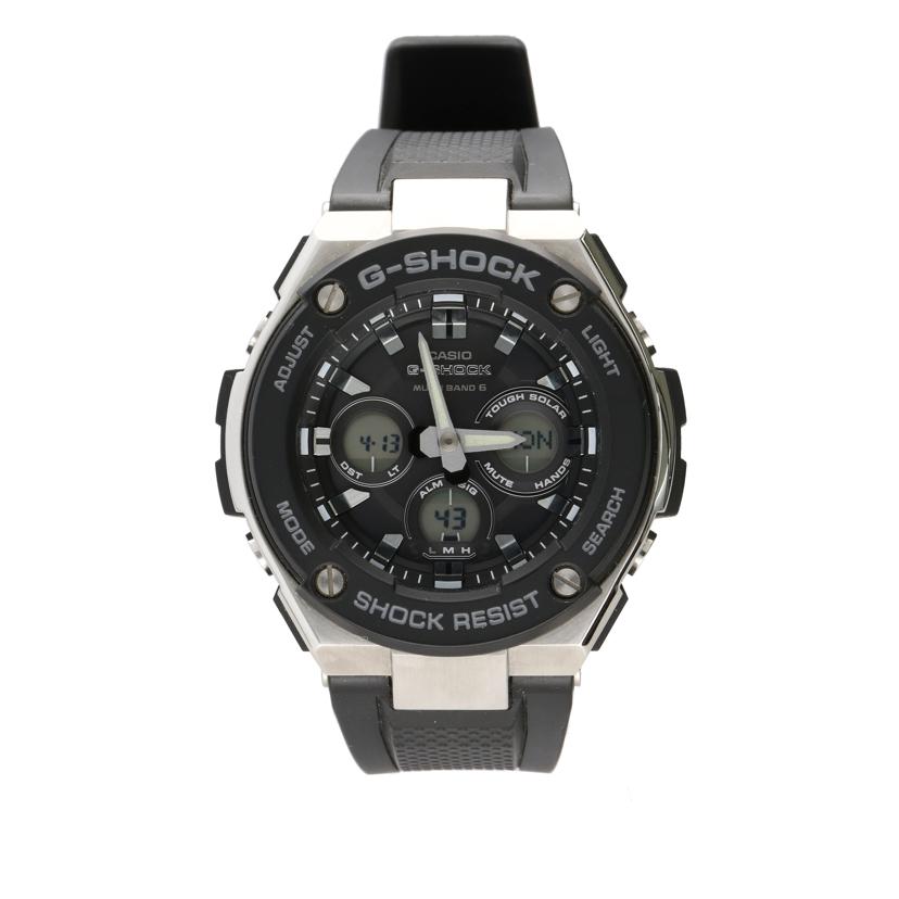 CASIO カシオ/G－SHOCK／G－STEELミッドサイズ／電波ソーラー/GST-W300-1AJF//002*****/Aランク/18