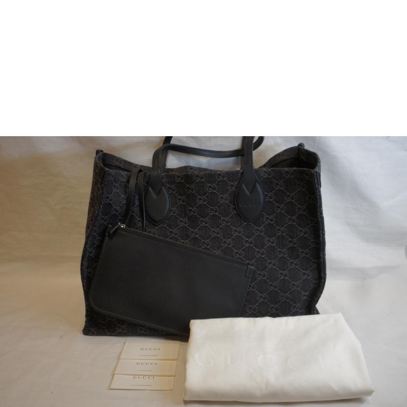 GUCCI グッチ/オフィディアラージトート／GGデニム/772184//520***/Aランク/92