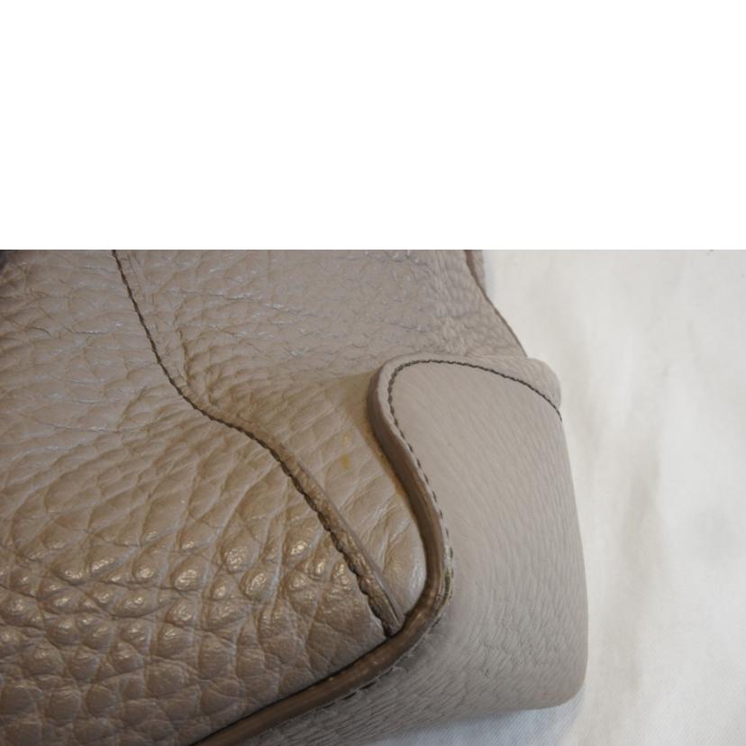 TOD＇S トッズ/レザートートグレー//Aランク/92