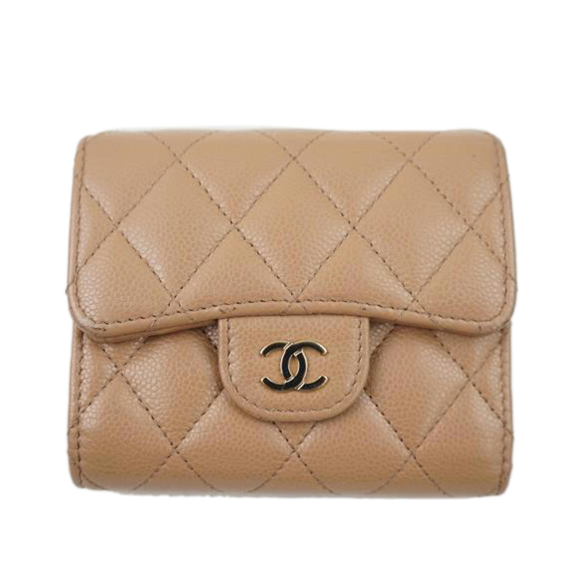 CHANEL シャネル/マトラッセキャビアスキンウォレット//X91*****/Aランク/67