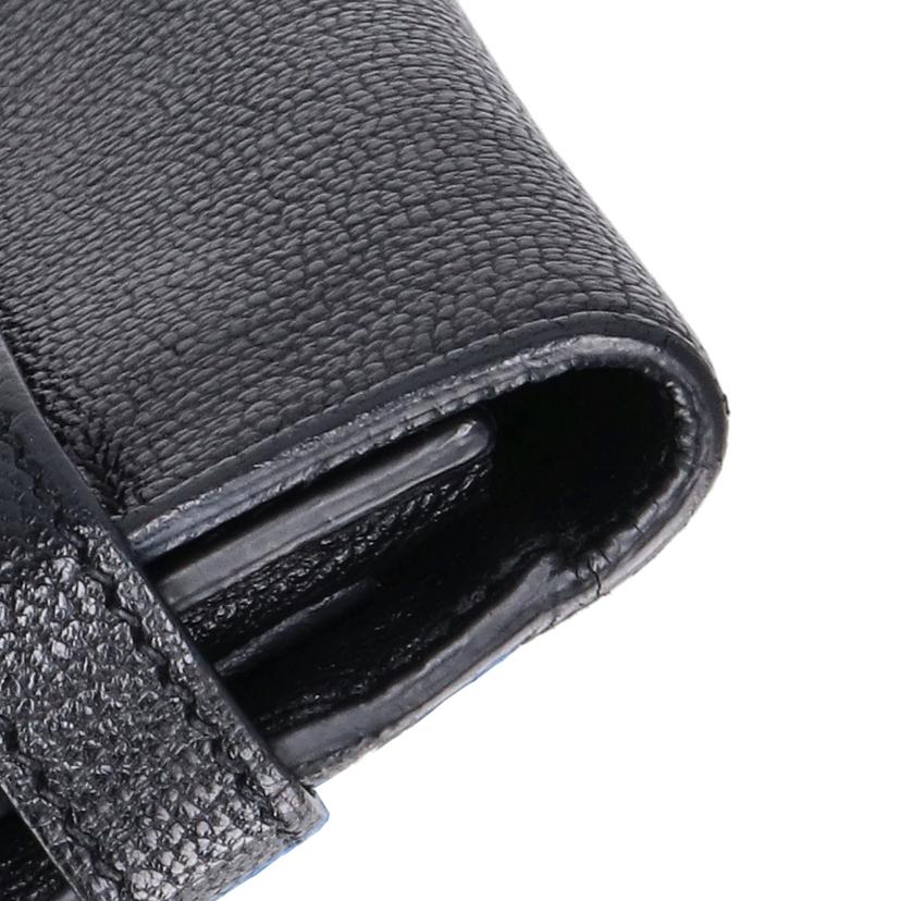 HERMES/ケリーウォレット　シルバー金具／シェーブル／ノワール//□O/ABランク/67