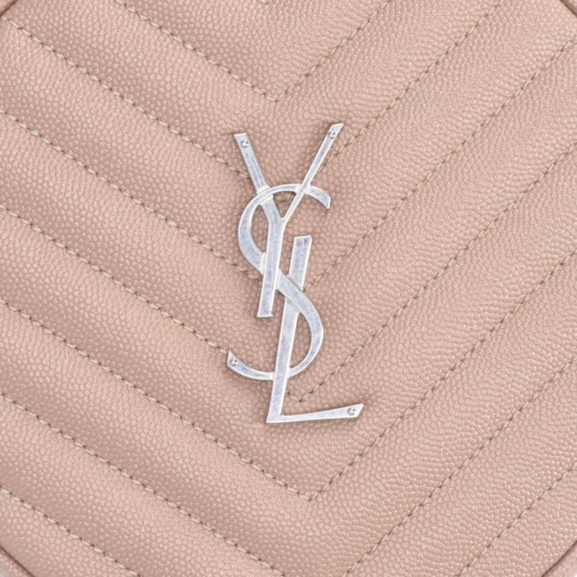 SAINT　LAURENT サンローラン/ヴィニル／モノグラムキルティングチェーンショルダーバッグ／ベージュ/PMR610436//121*/SAランク/18