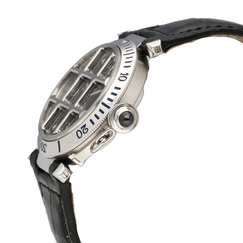 Cartier カルティエ/パシャグリッド／裏スケ／替ベルト付き/W3105255//482*****/Aランク/91