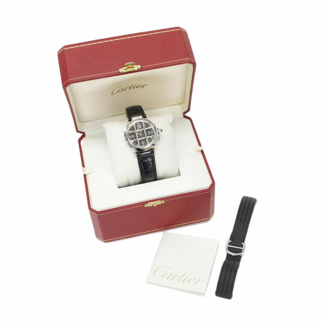 Cartier カルティエ/パシャグリッド／裏スケ／替ベルト付き/W3105255//482*****/Aランク/91