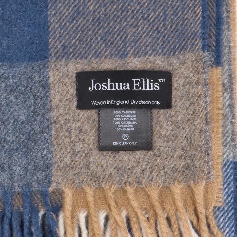 Joshua　Ellis Joshua Ellis/チェック柄ストール／カシミア//ABランク/85