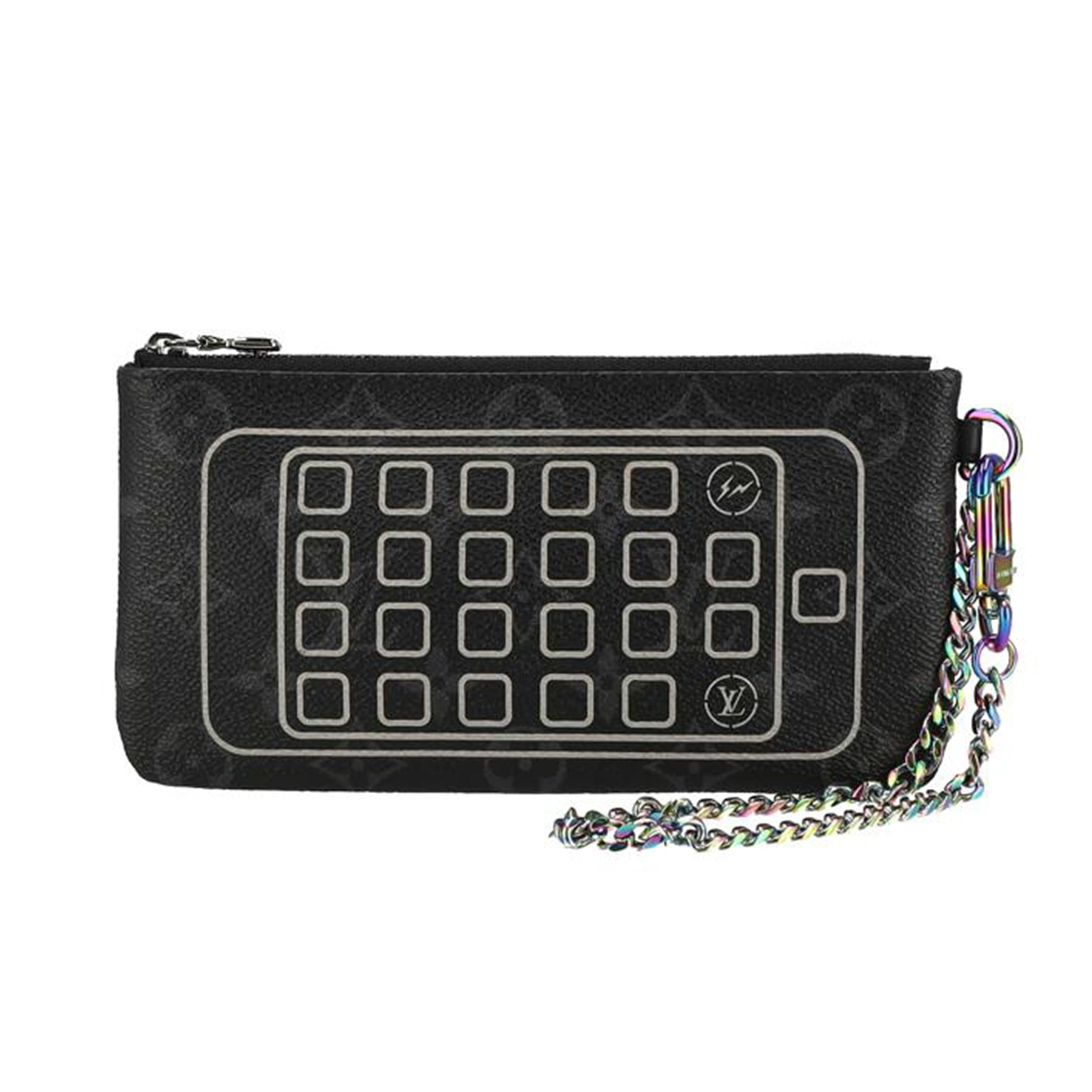 LOUIS VUITTON ルイヴィトン/フラグメント アイフォンポーチ/モノグラム・エクリプス/M64433//UB1***/Aランク/67