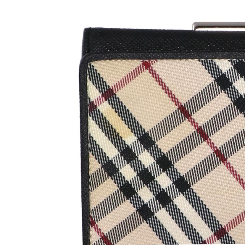 BURBERRY バーバリー/ノバチェック柄／がま口二つ折り財布//Aランク/18