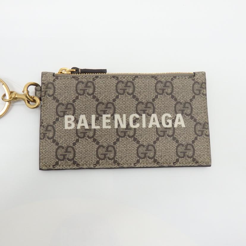 GUCCI×BALENCIAGA グッチ×バレンシアガ/ザ・ハッカープロジェクト／ストラップ付カードケース/681706//496***/SAランク/77