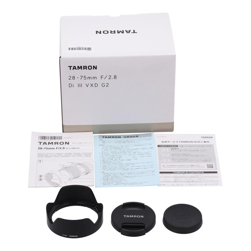 TAMRON　SONY　E タムロン　/交換レンズ／28－75mm/28-75mm F2.8 Di III VXD G2 //331940/Aランク/20