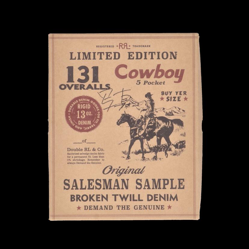 RALPH　LAUREN ラルフローレン/RRL　131　COWBOY　セールスマンサンプル／ミニチュアデニム/41381//SAランク/91
