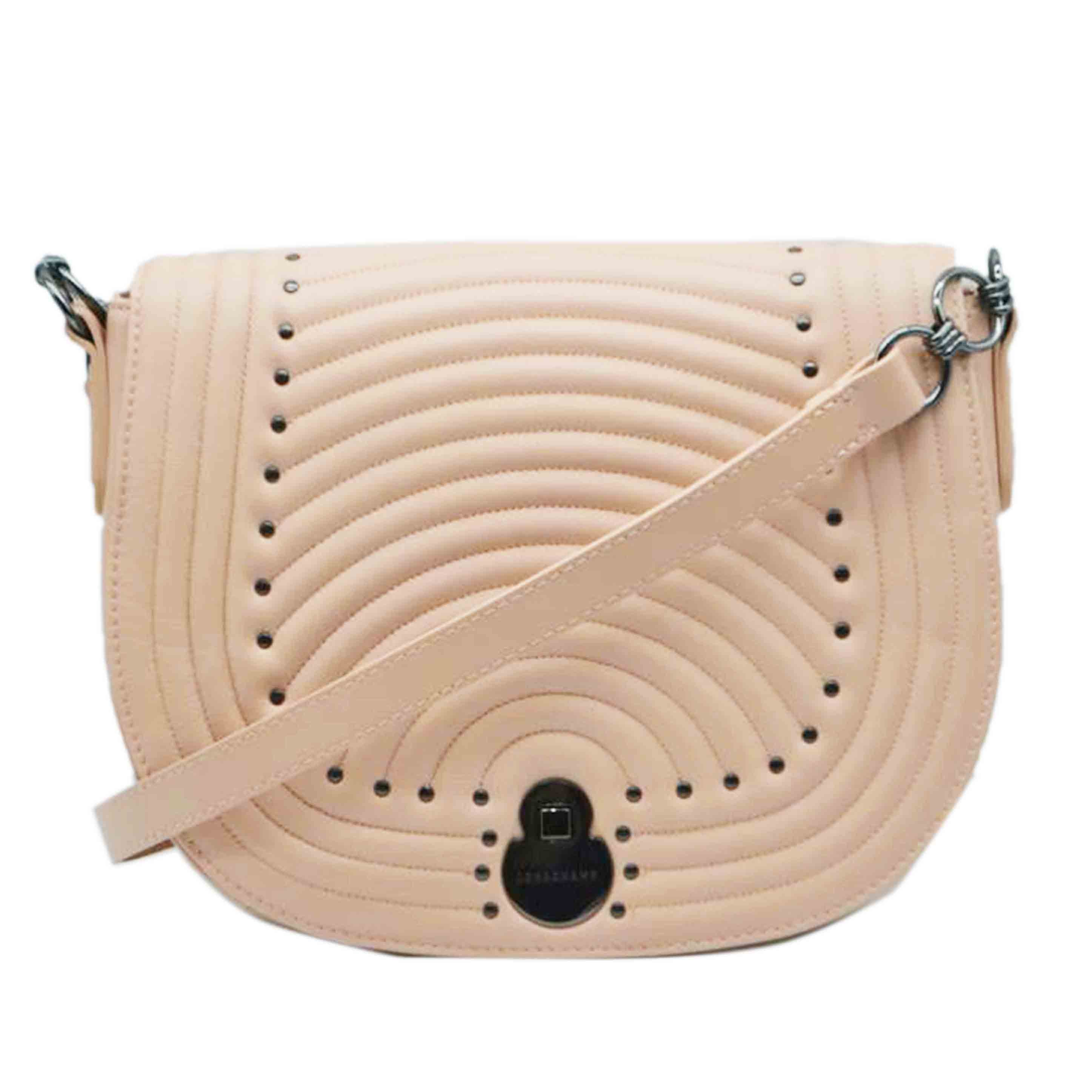 LONG　CHAMP ロンシャン/カヴァルケードスタッズレザーショルダー/L1396 HLO//210****/Aランク/89