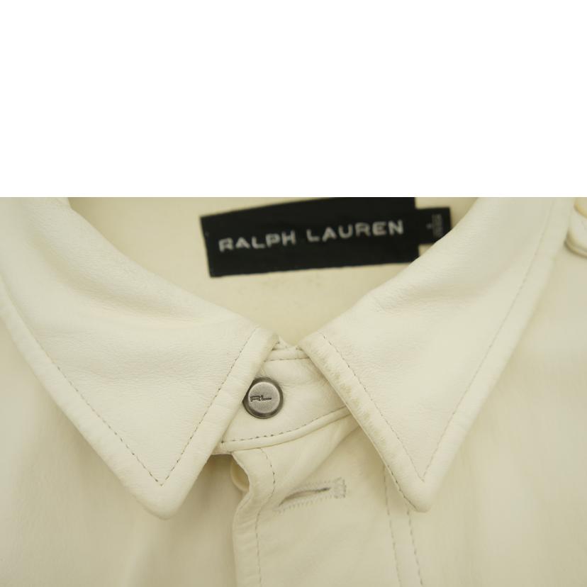 RALPH　LAUREN ラルフローレン/RALPH　LAUREN　羊革　レザージャケット　WH//Bランク/78