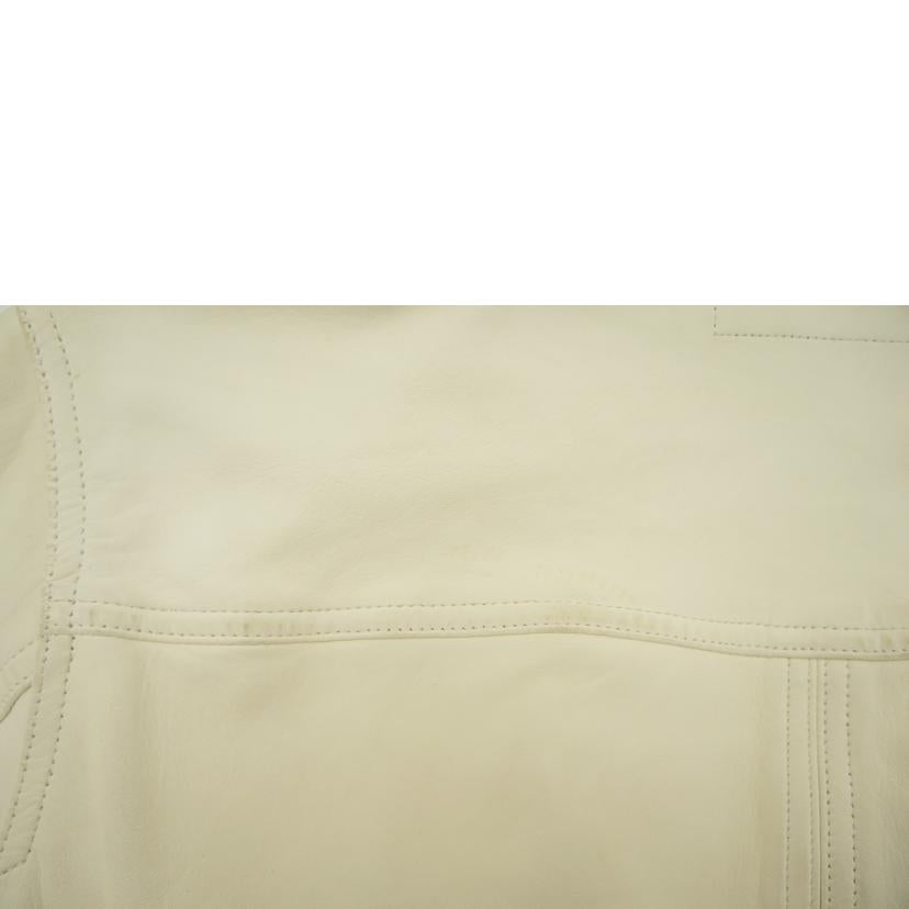 RALPH　LAUREN ラルフローレン/RALPH　LAUREN　羊革　レザージャケット　WH//Bランク/78