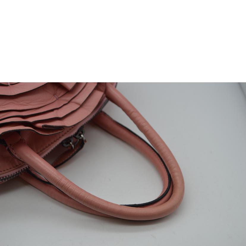 VALENTINO ヴァレンティノ/ローズオールレザーハンド／サーモンピンク//BFA*********/Bランク/89