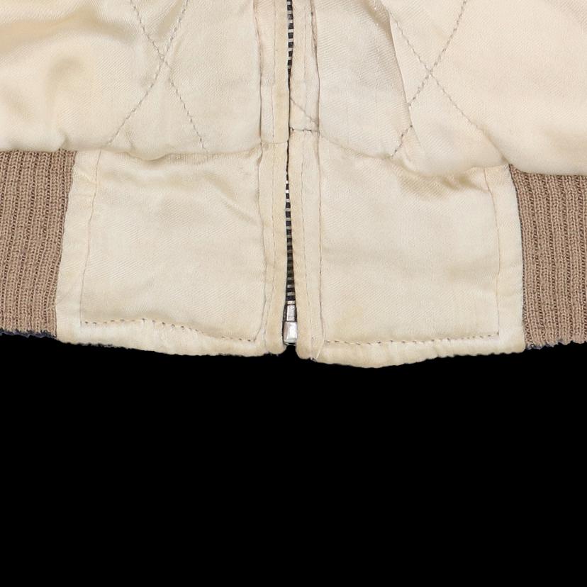 DENIME ドゥニーム/SHINS期　鯉＆鶏刺繍　ベロアリバーシブルスカジャン//Bランク/85