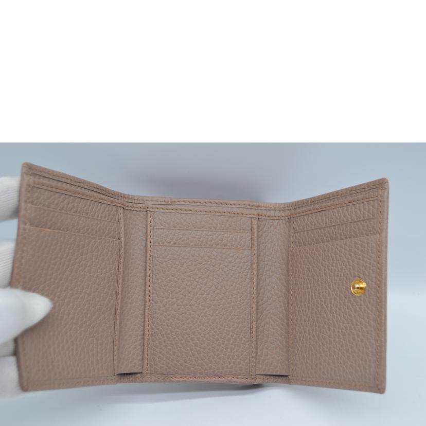 GUCCI グッチ/GGマーモントコンパクトレザーウォレット/474746//209*/Bランク/89
