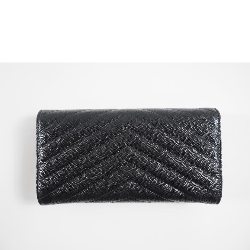 SAINTLAUREN サンローラン/二つ折り長財布／モノグラム　ラージフラップ/GUE372264･0910//Bランク/79