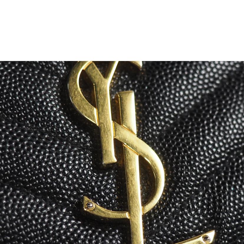 SAINTLAUREN サンローラン/二つ折り長財布／モノグラム　ラージフラップ/GUE372264･0910//Bランク/79