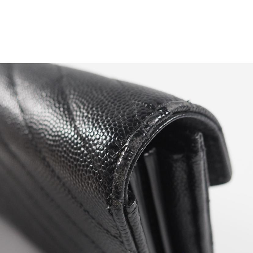SAINTLAUREN サンローラン/二つ折り長財布／モノグラム　ラージフラップ/GUE372264･0910//Bランク/79