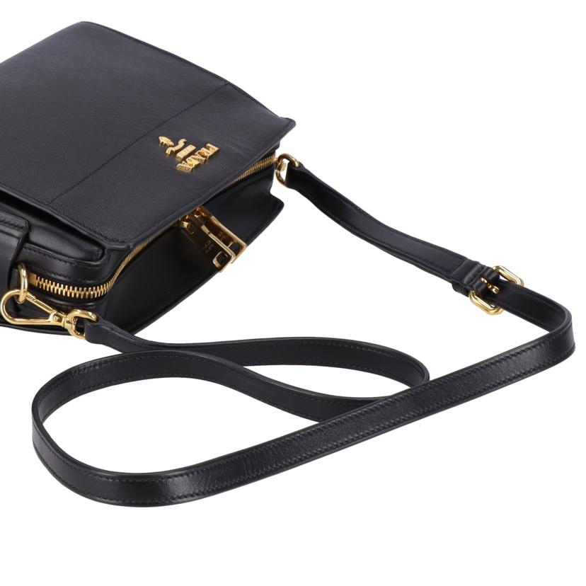 PRADA　 プラダ/サフィアーノ／ショルダーバッグ／ブラック/1BH104//204/SAランク/18