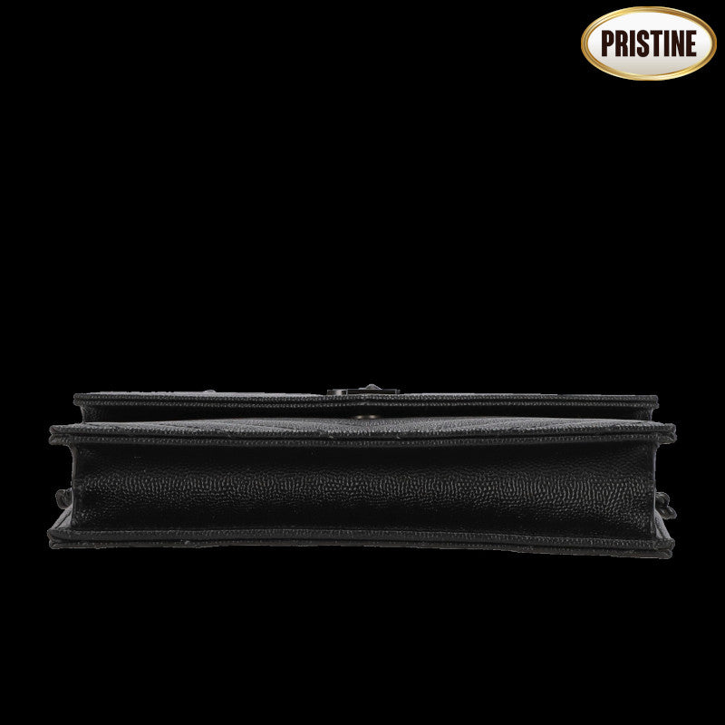 SAINT　LAURENT サンローラン/カサンドラエンベロープチェーンウォレット/393953//112*/SAランク/18